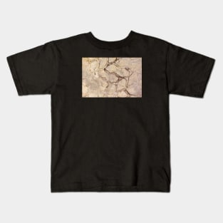 Tire print in the mud Kids T-Shirt